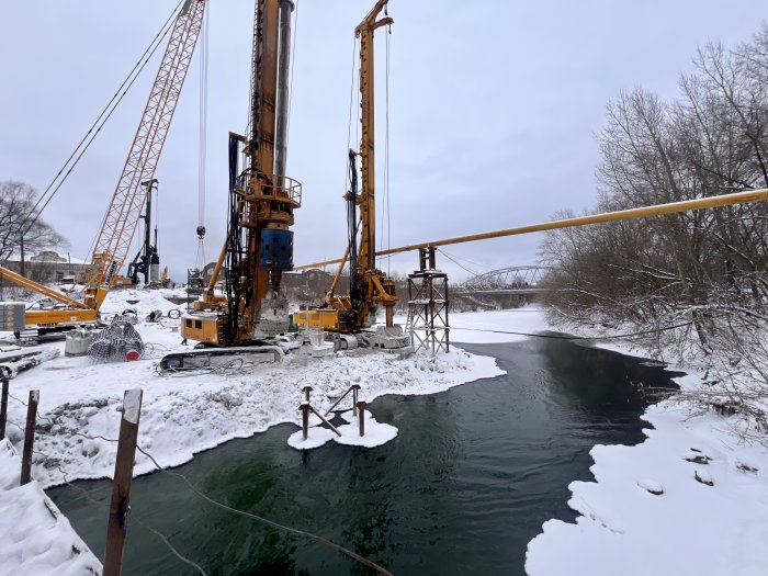 В городе Кунгур Пермского края завершена реконструкция газопровода через реку Ирень