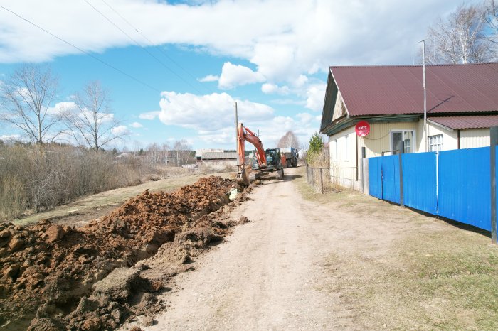 В селе Верх-Иньва Пермского края построен распределительный газопровод