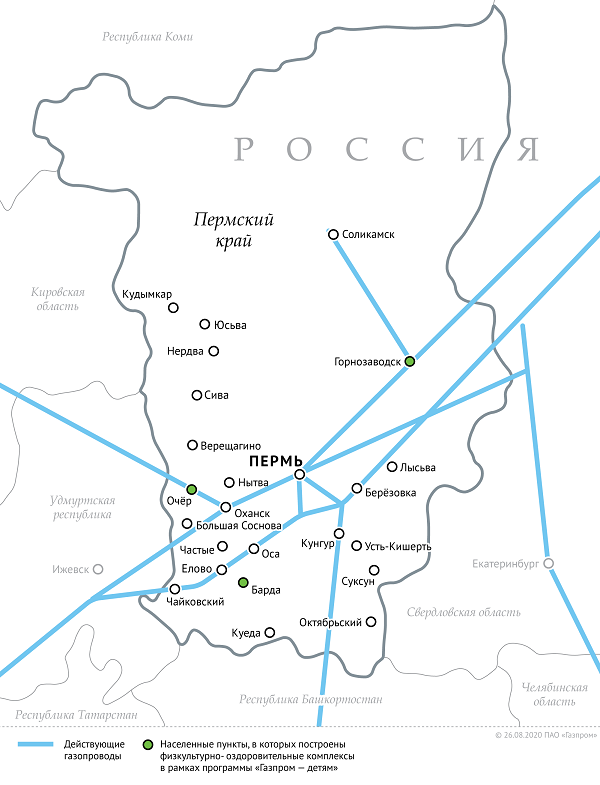 План газификации пермского края 2021 2025