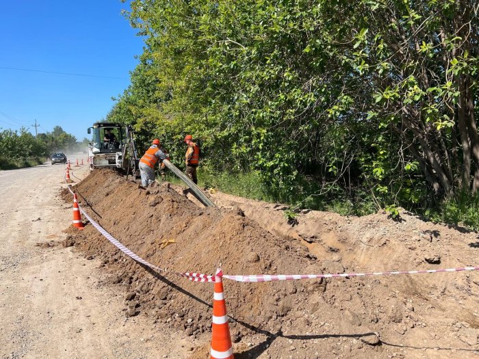 В деревне Глушата Пермского края построен распределительный газопровод